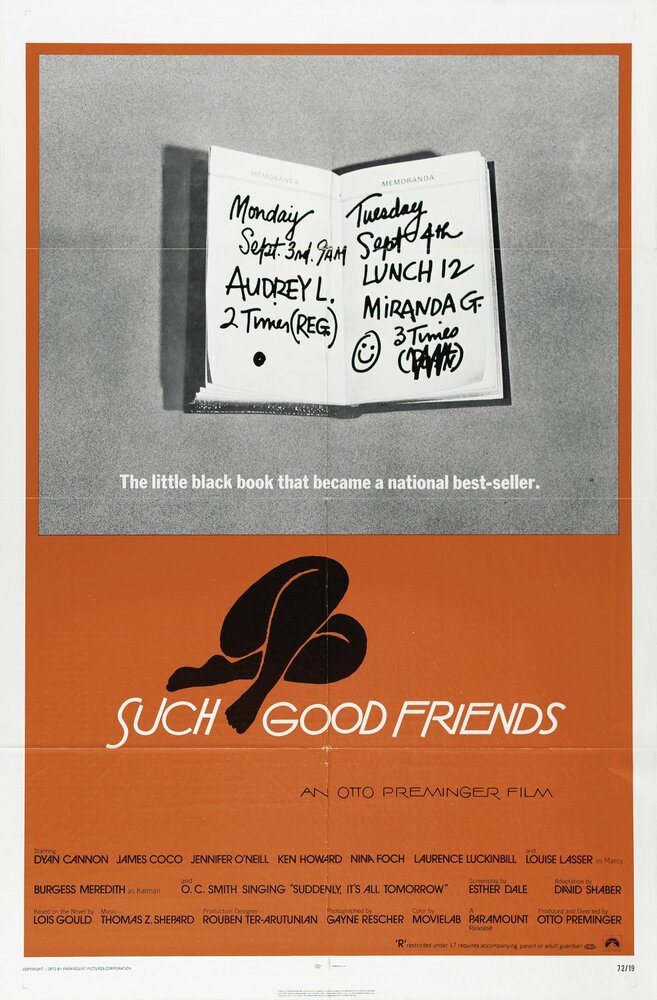 Такие хорошие друзья (1971) постер