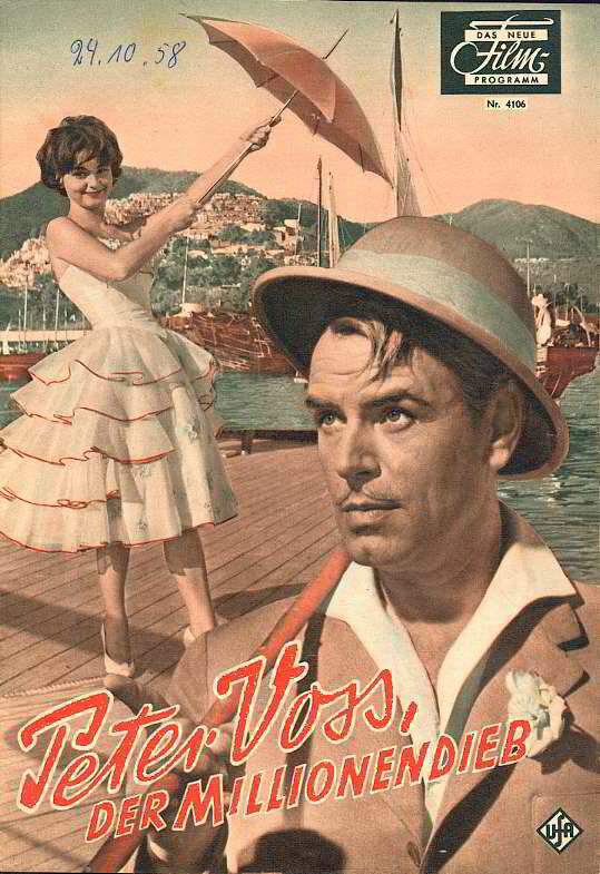 Петер Фосс, миллионщик (1958) постер