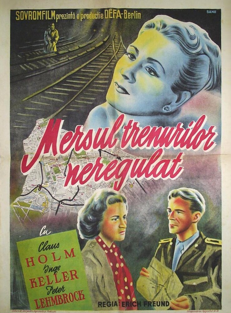 Поезда идут нерегулярно (1951) постер