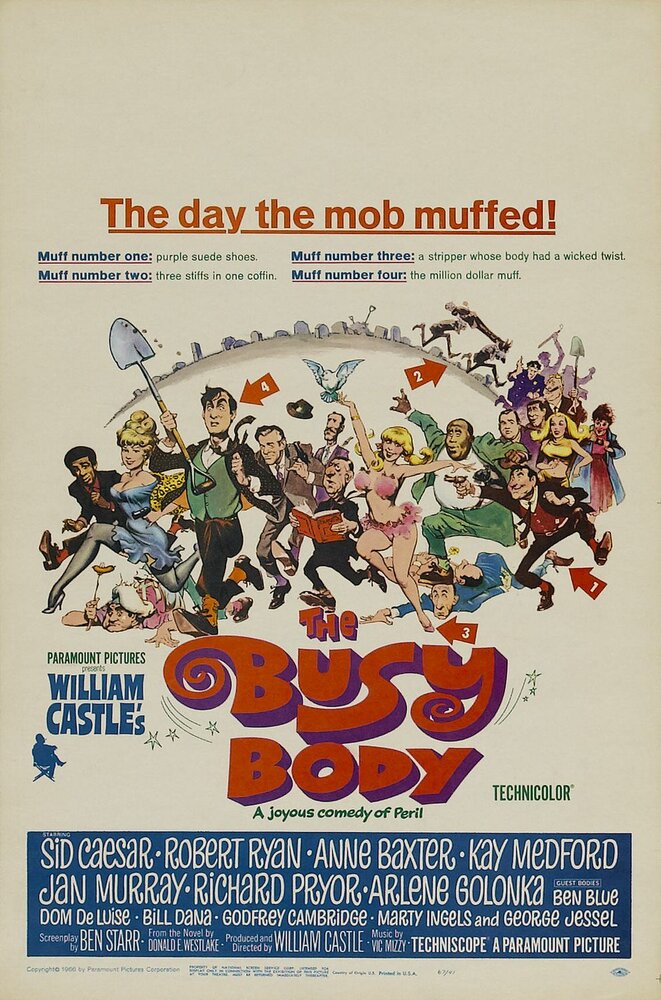 The Busy Body (1967) постер