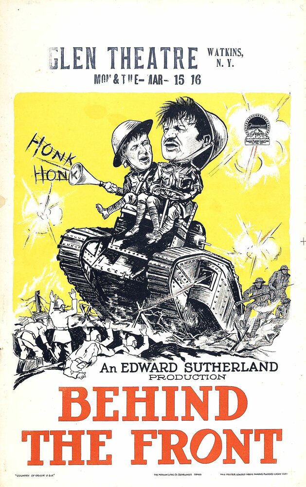 По ту сторону фронта (1926) постер