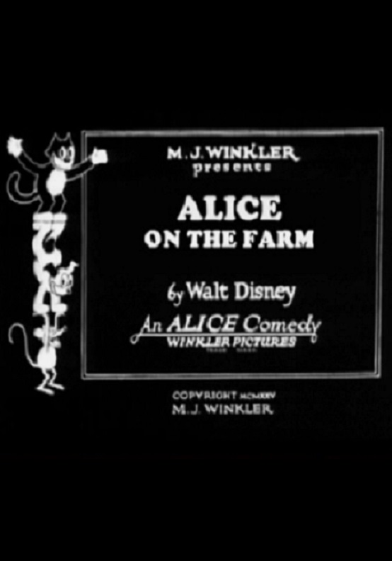 Алиса на ферме (1926) постер